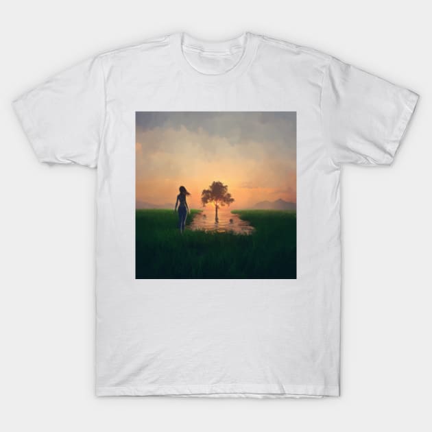 Serenity T-Shirt by AhmedEmad